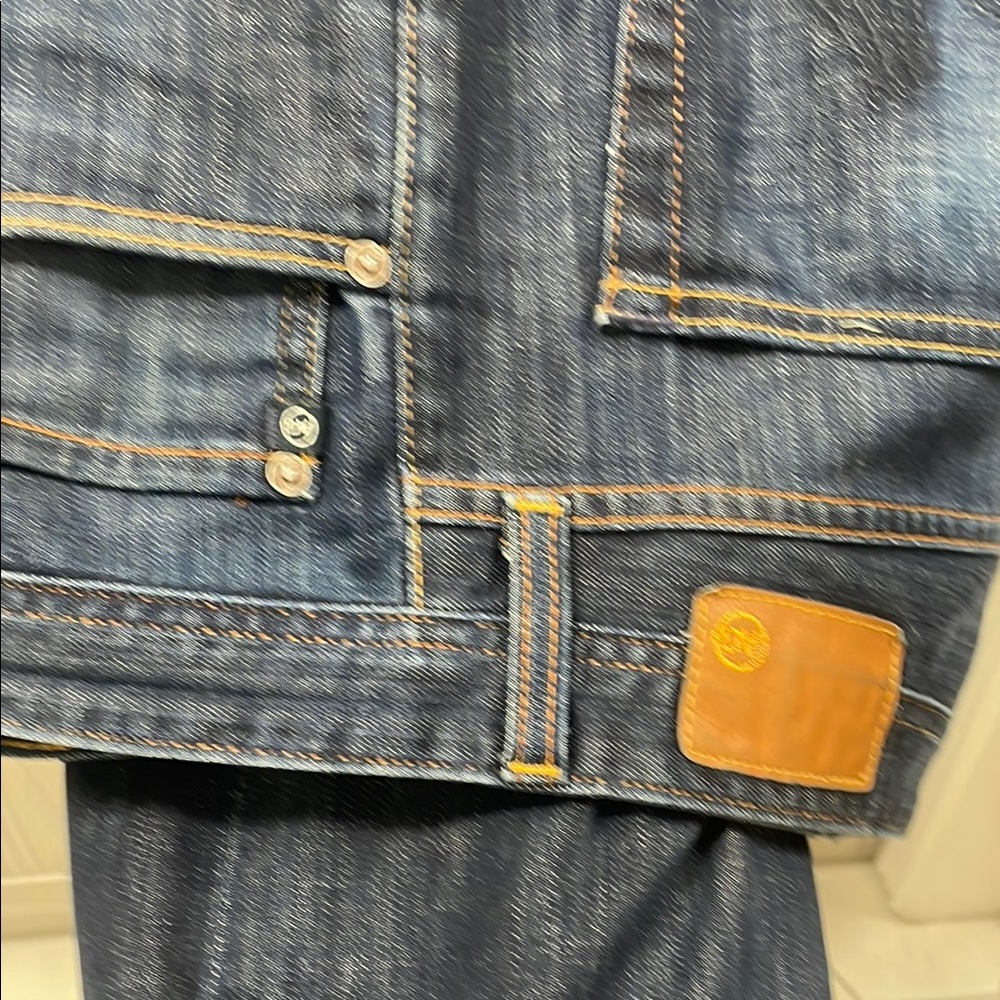 Ag Adriano Goldschmied Blue Straight Jeans with Classic Styling